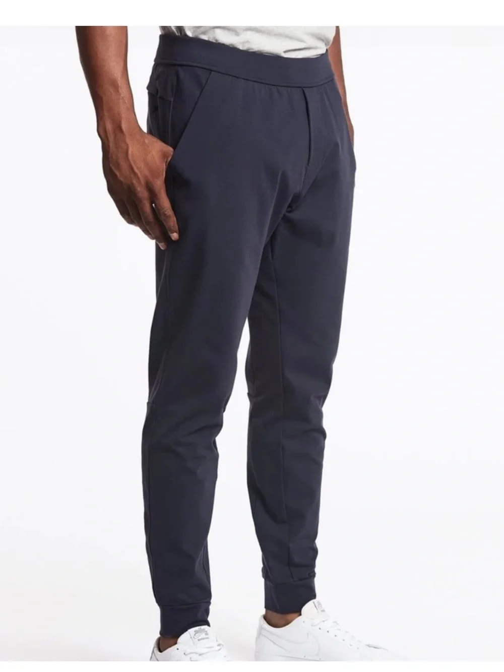 Public Rec Mens All day Everyday Navy Athletic Joggers‎ with Elastic Waist 36/30